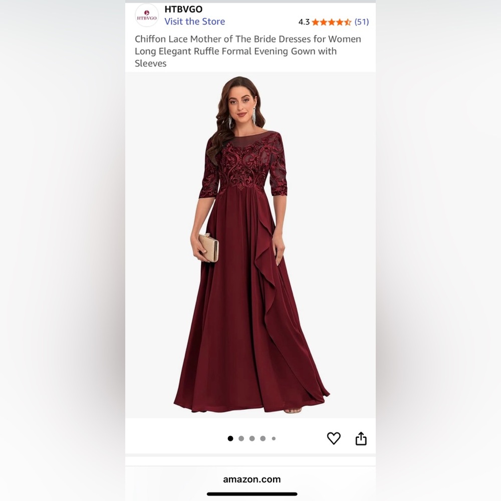 Lace Evening Dress